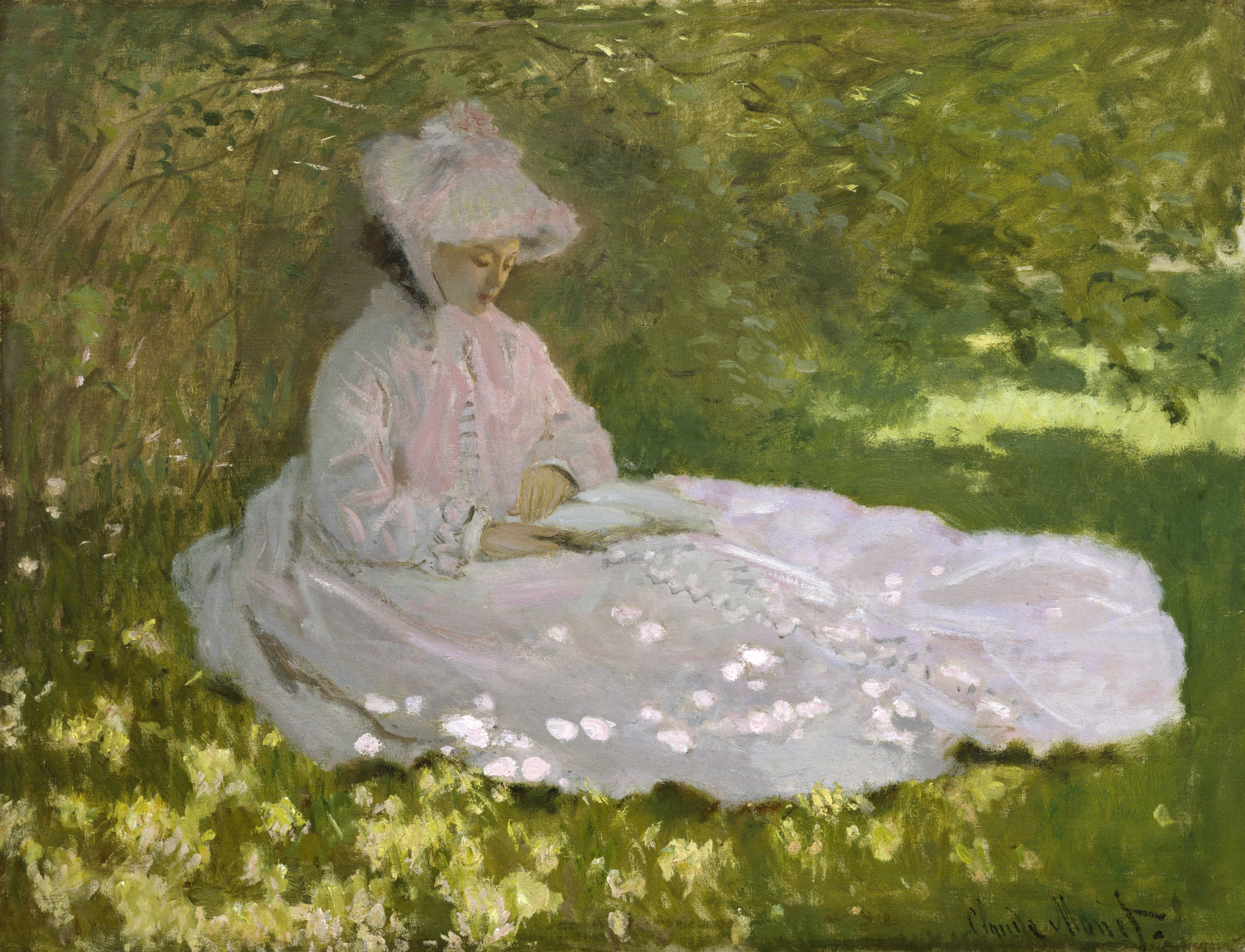 Monet, Claude. Springtime. Walters Art Museum.1872. Oil on canvas..jpg